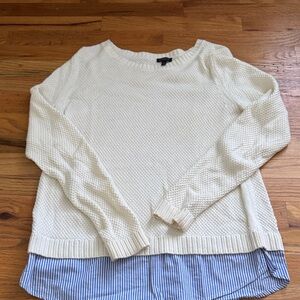 Talbots Mixed Media Sweater